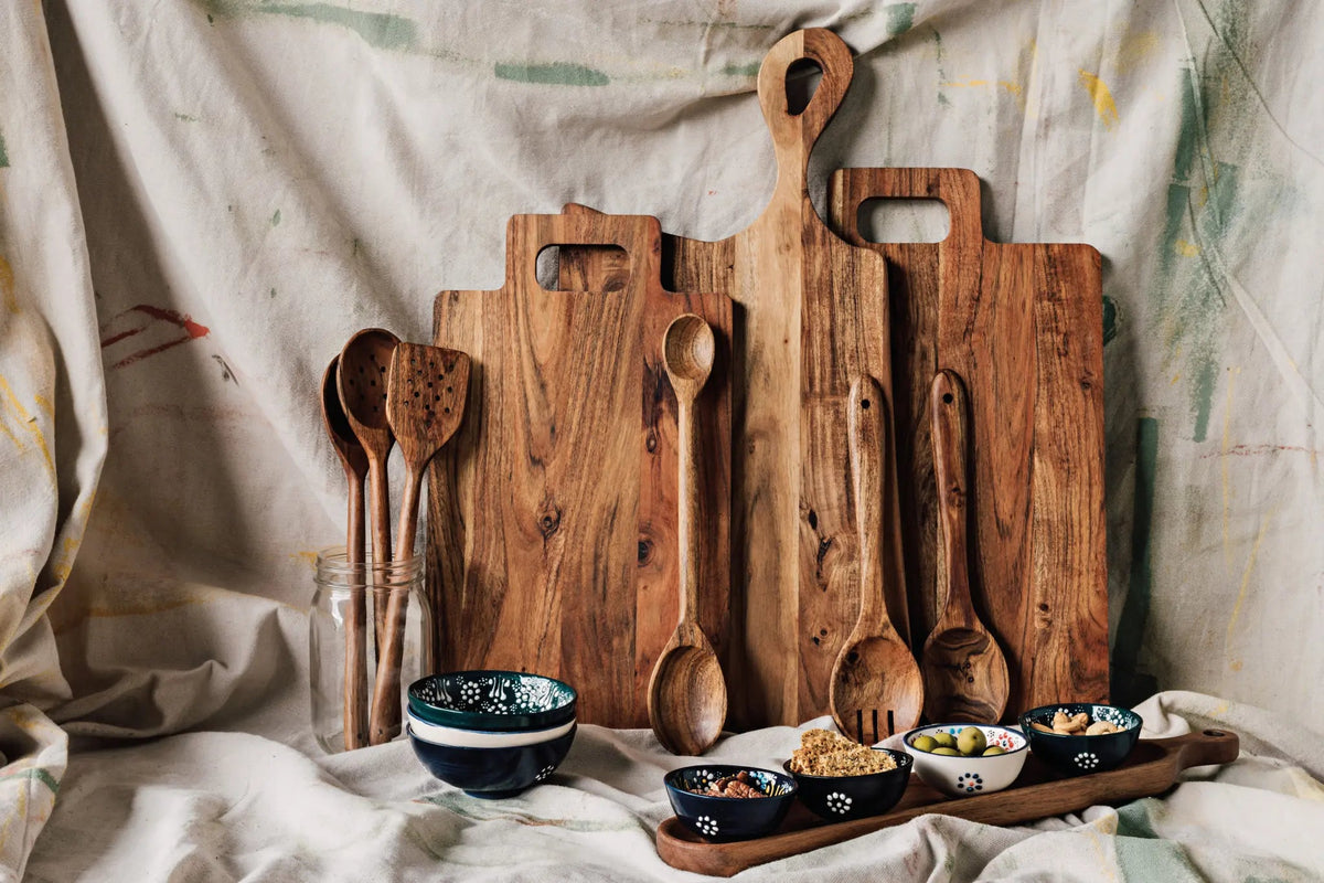 Chevron Serving Board – Small - Petite Thuet & Co.