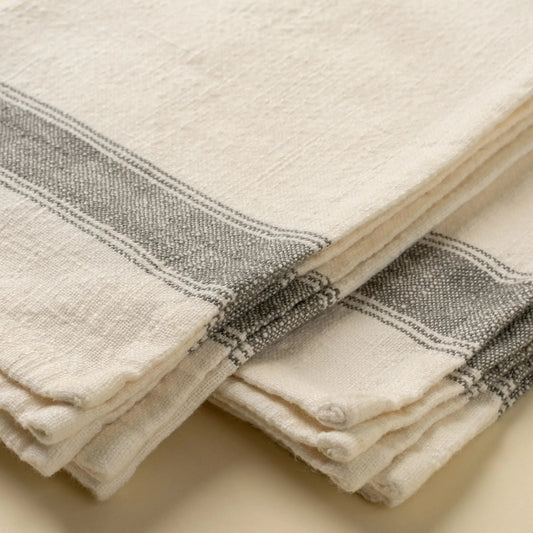 Grain Sack Stone-Washed Tea Towels – Set of 2 - Petite Thuet & Co.