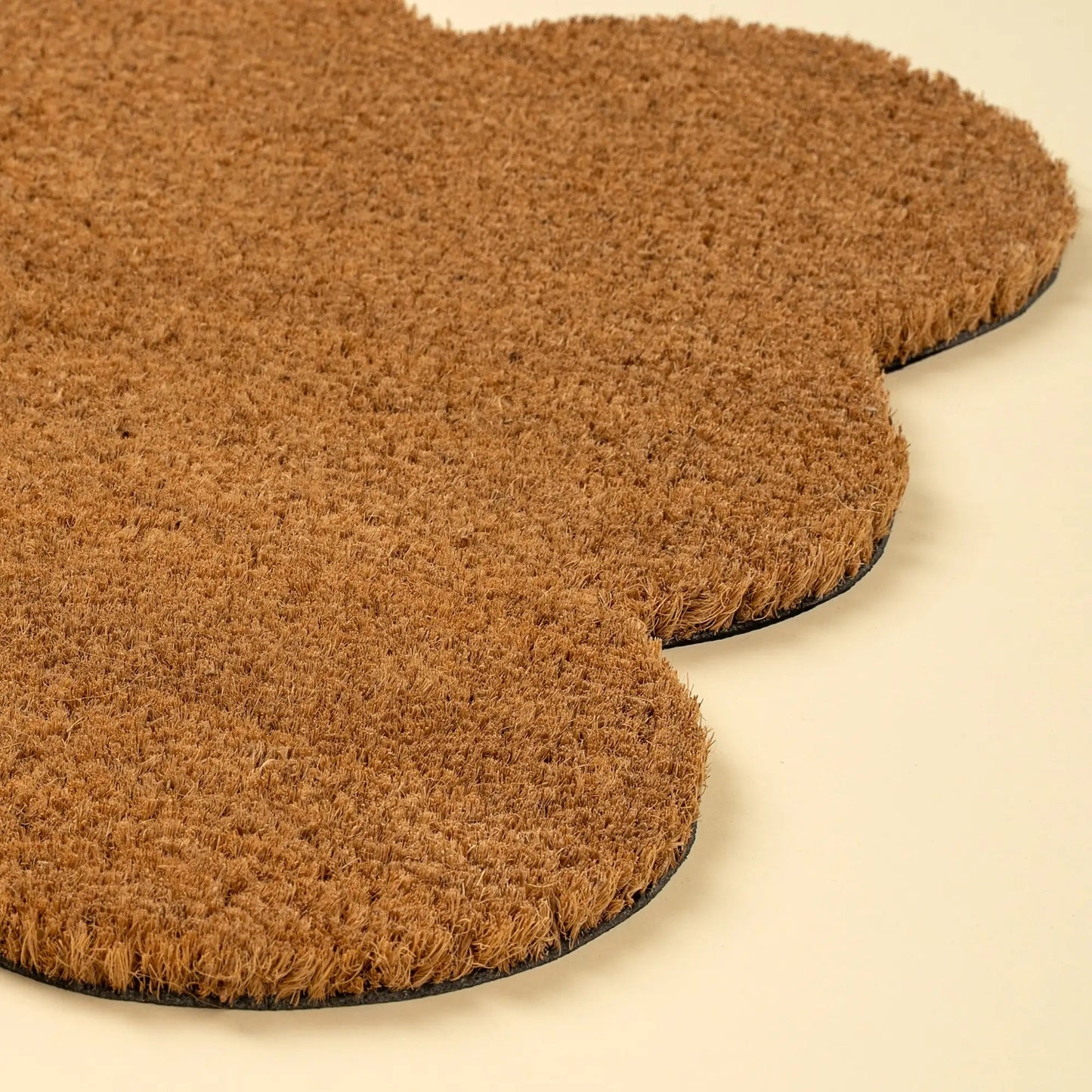 Scalloped Natural Coir Doormat - Petite Thuet & Co.