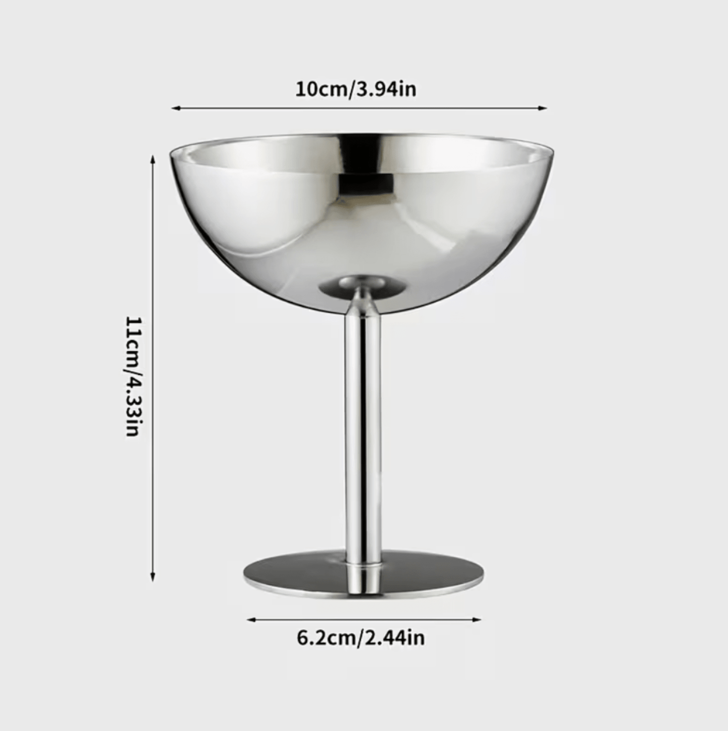 Stainless Steel Coupe - Petite Thuet & Co.