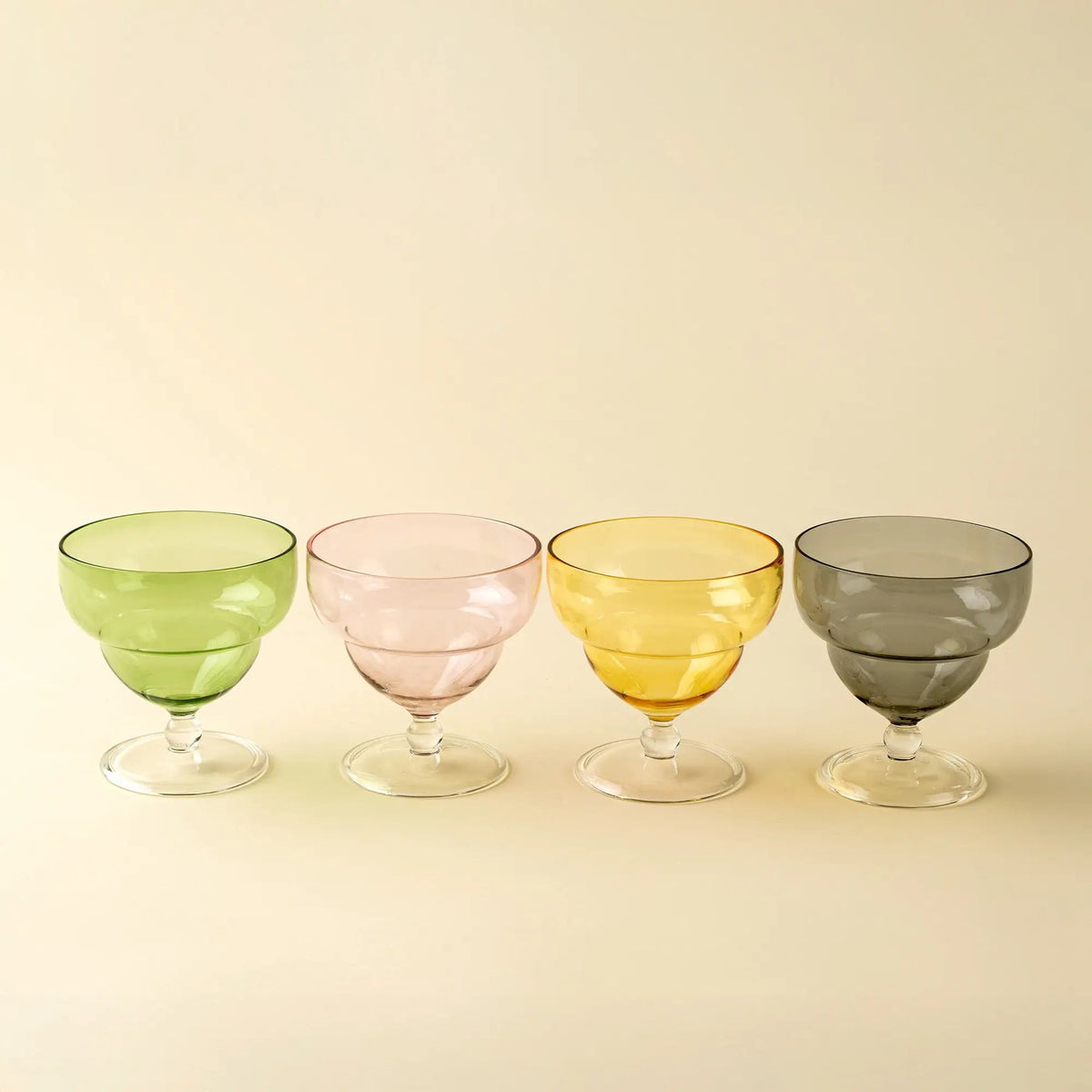 Yellow Savoy Coupe Glass - Petite Thuet & Co.