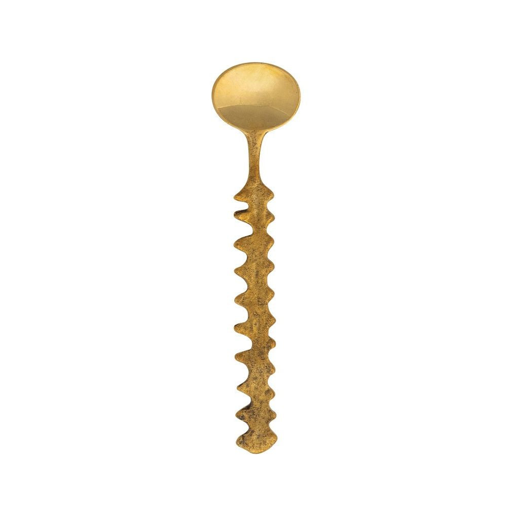 Brass Spoon With Zigzag Handle