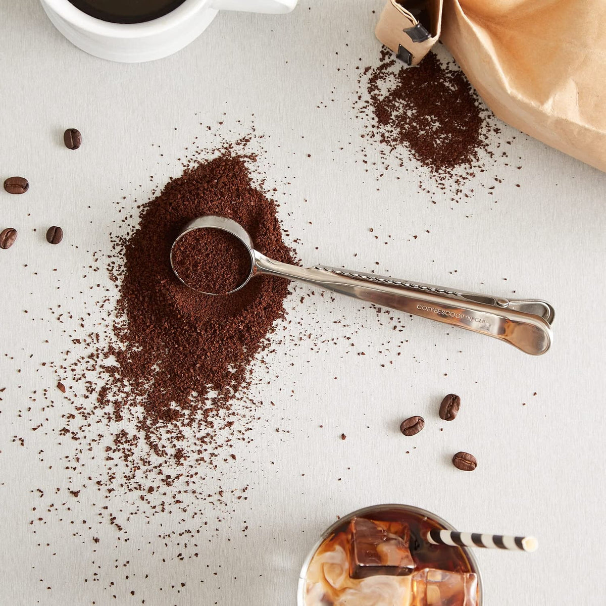 Coffee Scoop Bag Clip
