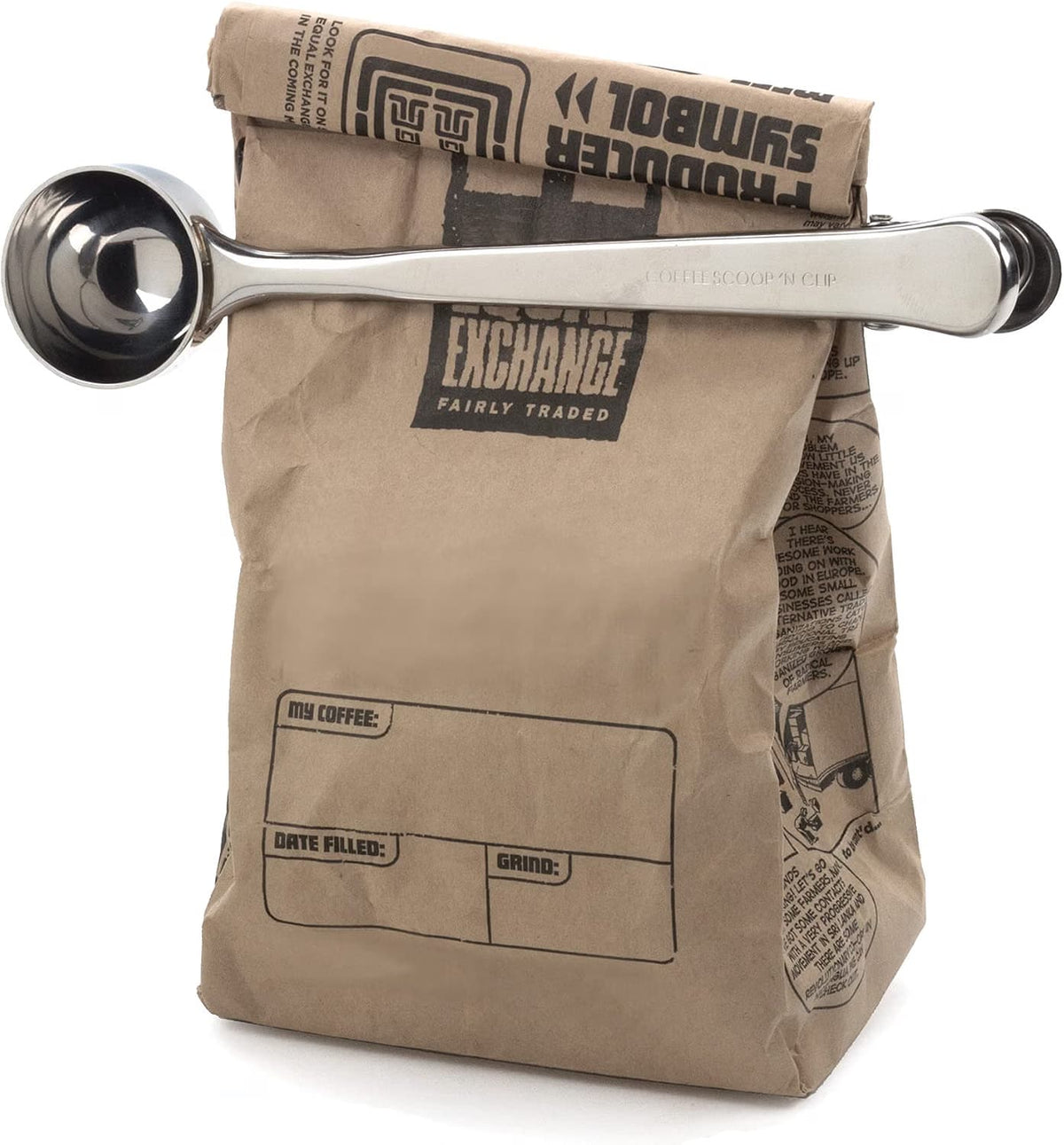 Coffee Scoop Bag Clip