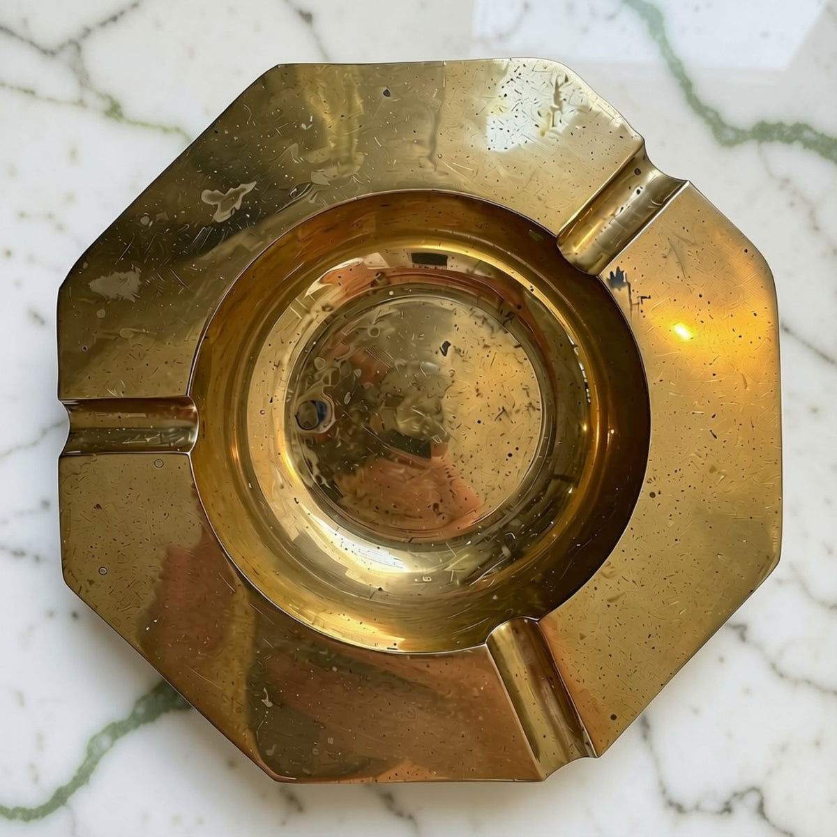 Lucky Find: Vintage Brass Ashtray