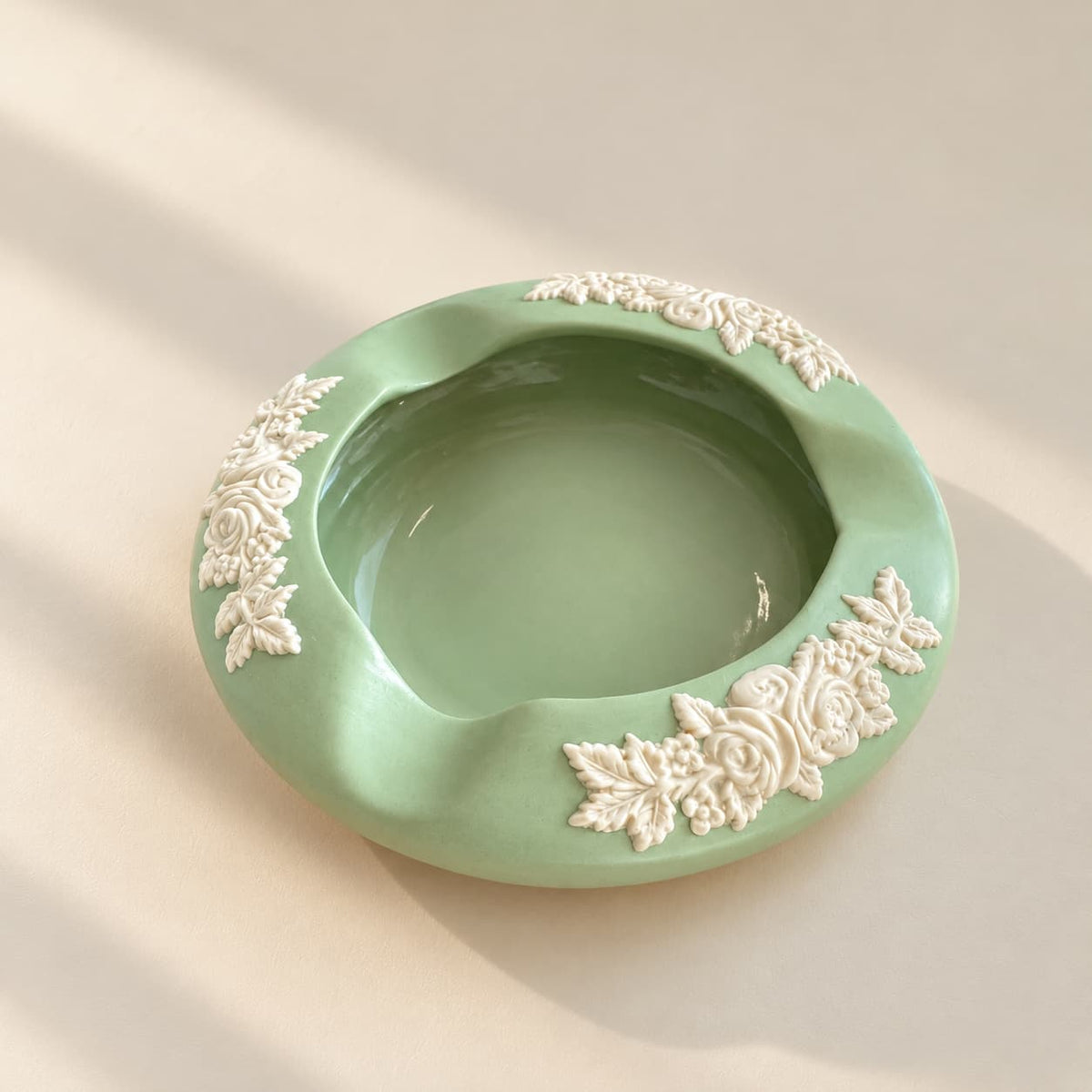 Lucky Find: Vintage Relief Ashtray, Jasperware-Style