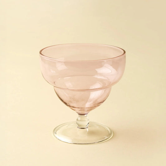 Pink Savoy Coupe Glass