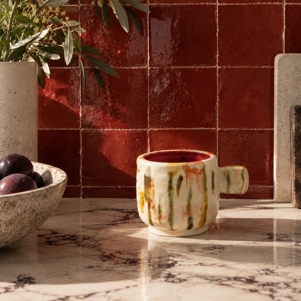 Reactive Glaze Stoneware Mug