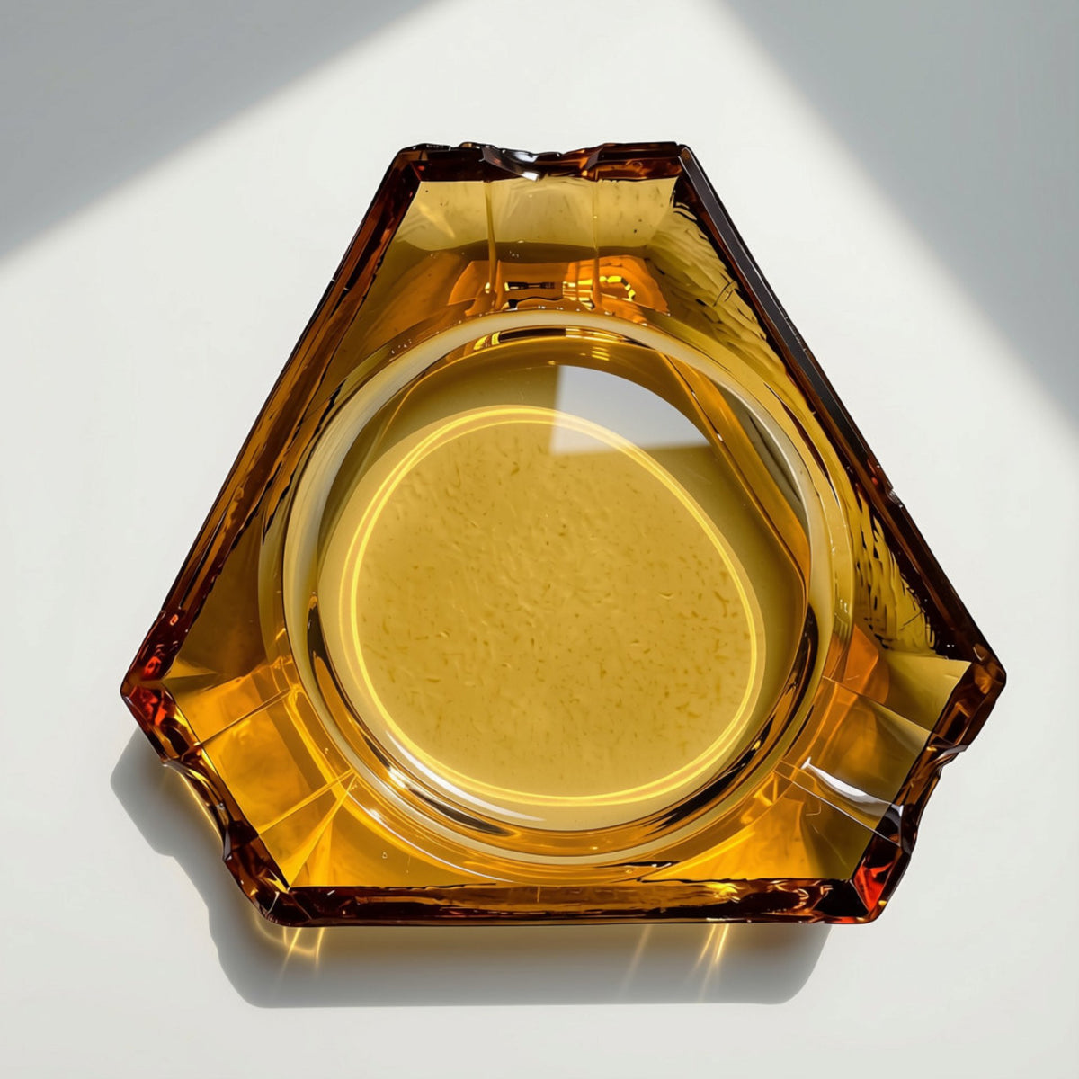 Lucky Find: Vintage Mini Amber Ashtray
