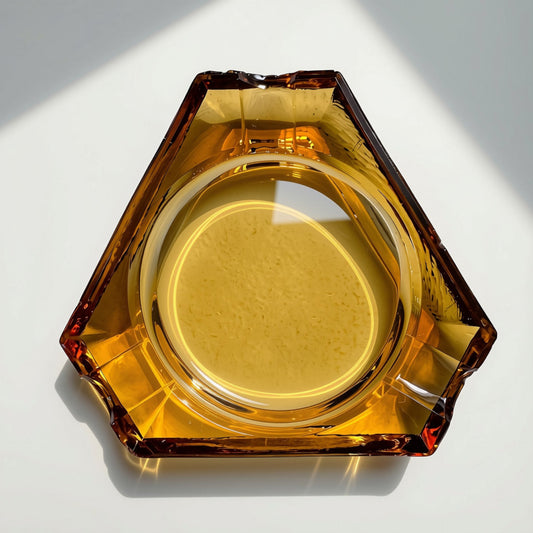 Lucky Find: Vintage Mini Amber Ashtray