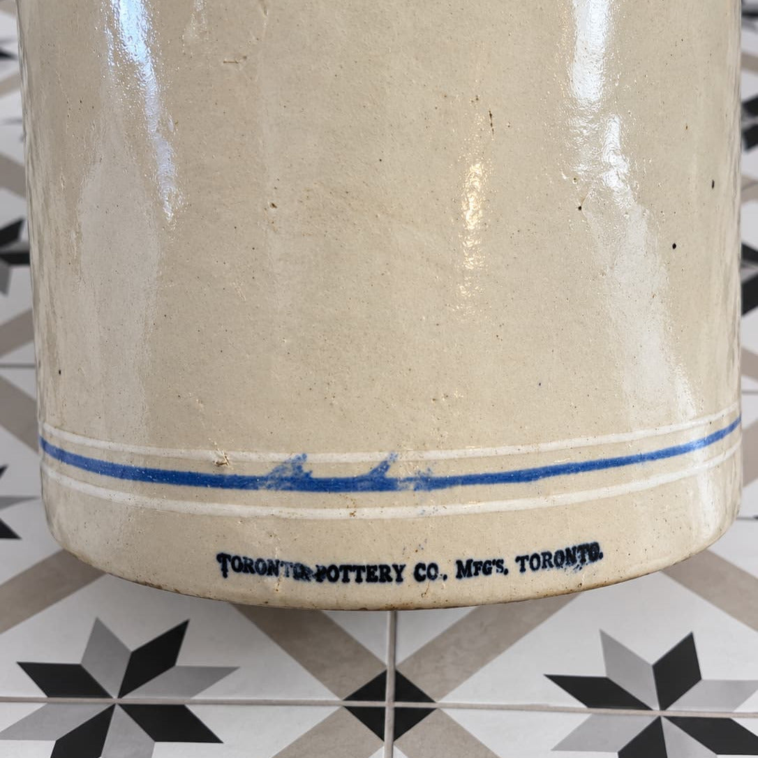 Close up detail of marking on ceramic jug: Toronto Pottery Co.