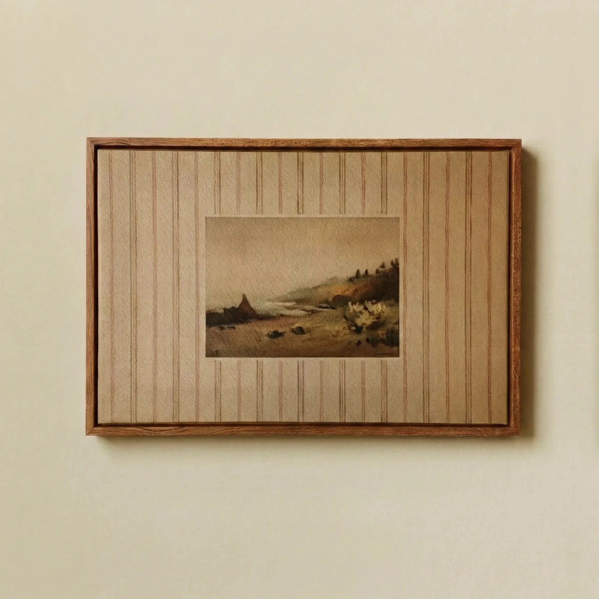 Along the Headland Path Framed Wall Art on Canvas - Petite Thuet & Co.