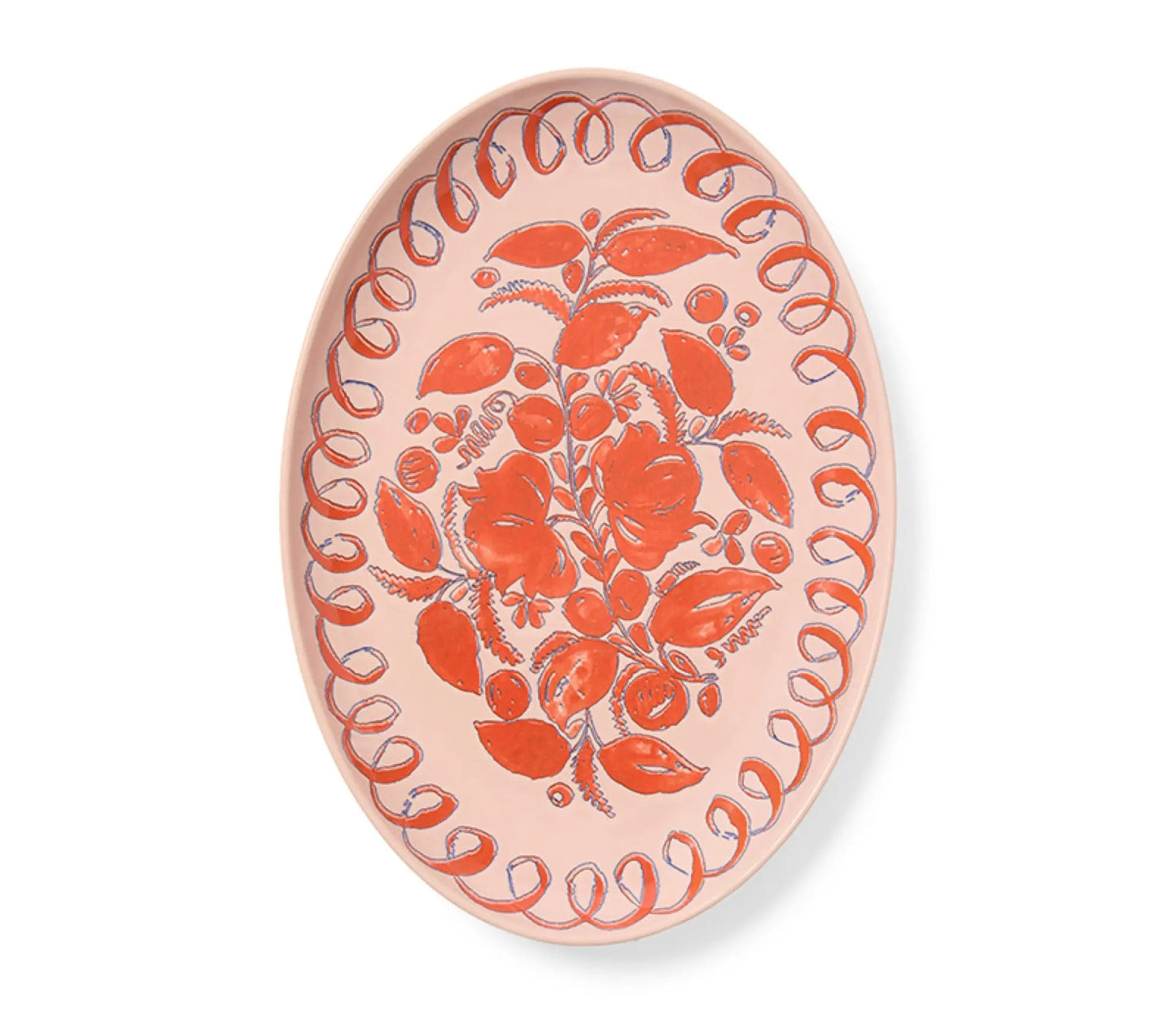 Amalfi Oval Serving Tray - Petite Thuet & Co.