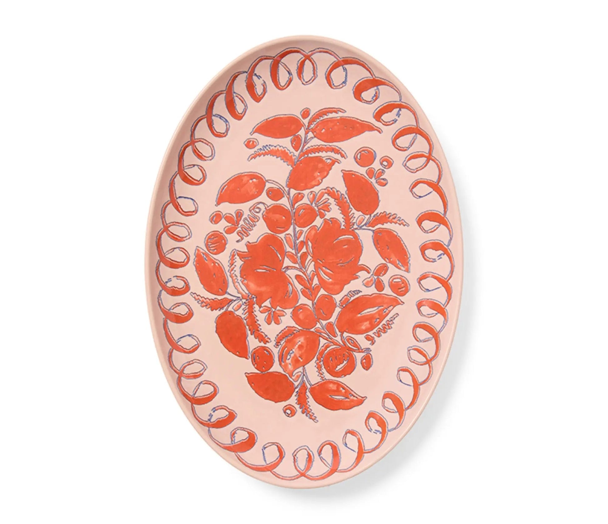 Amalfi Oval Serving Tray - Petite Thuet & Co.