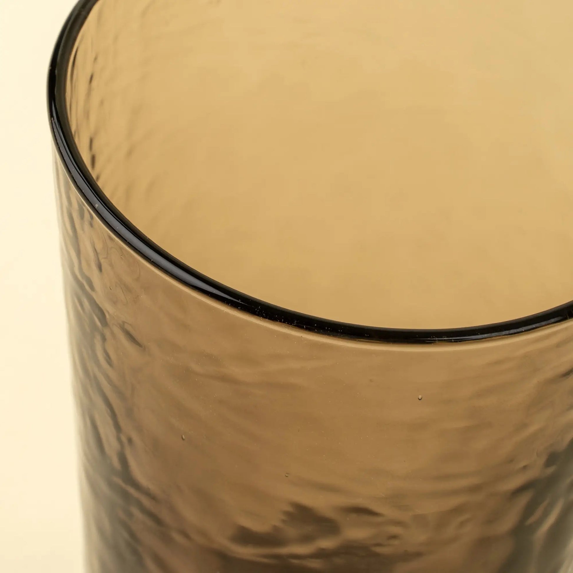 Amber Smoked Glass Tumbler - Petite Thuet & Co.
