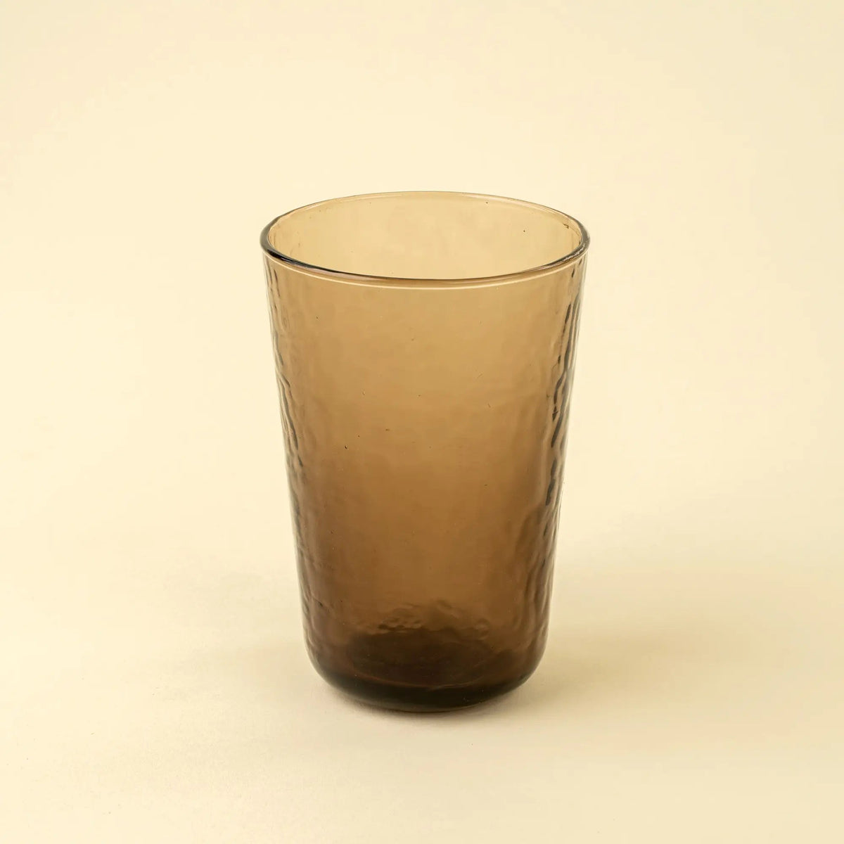 Amber Smoked Glass Tumbler - Petite Thuet & Co.