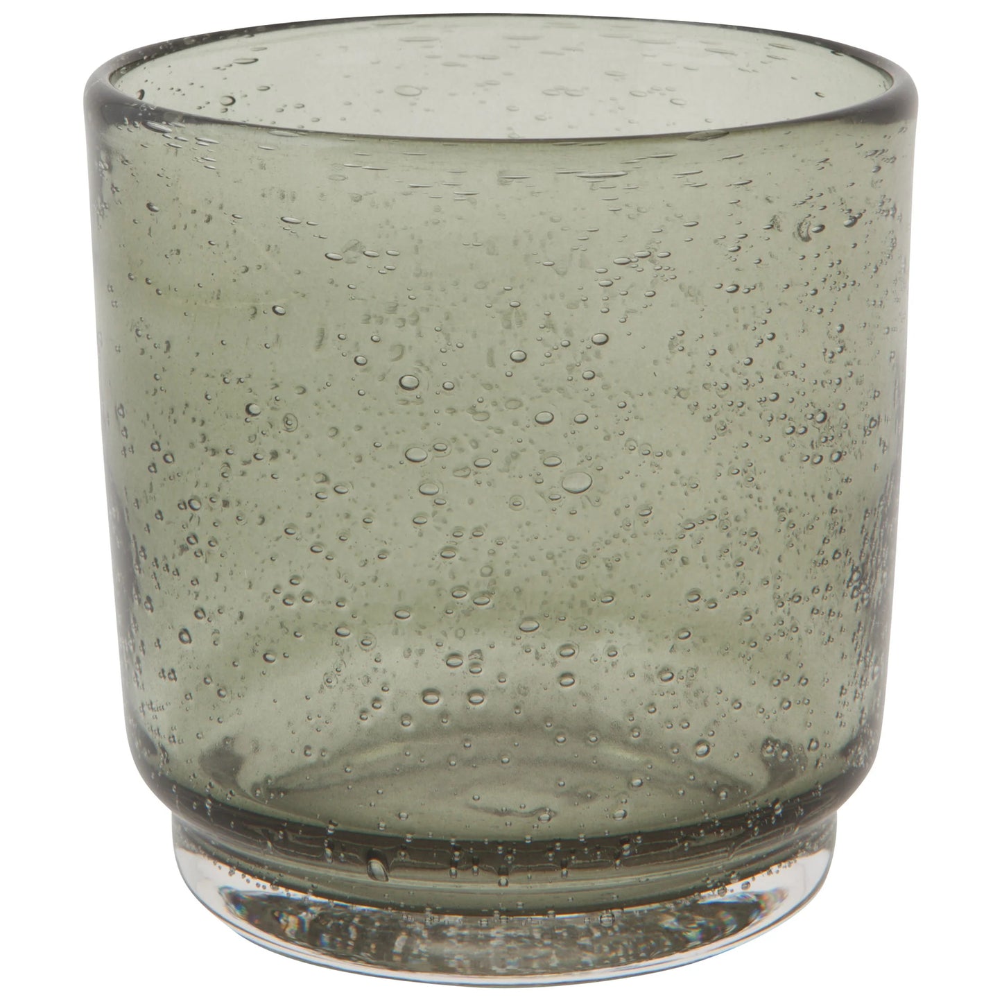 Bubble Glass Short Tumbler – Agave