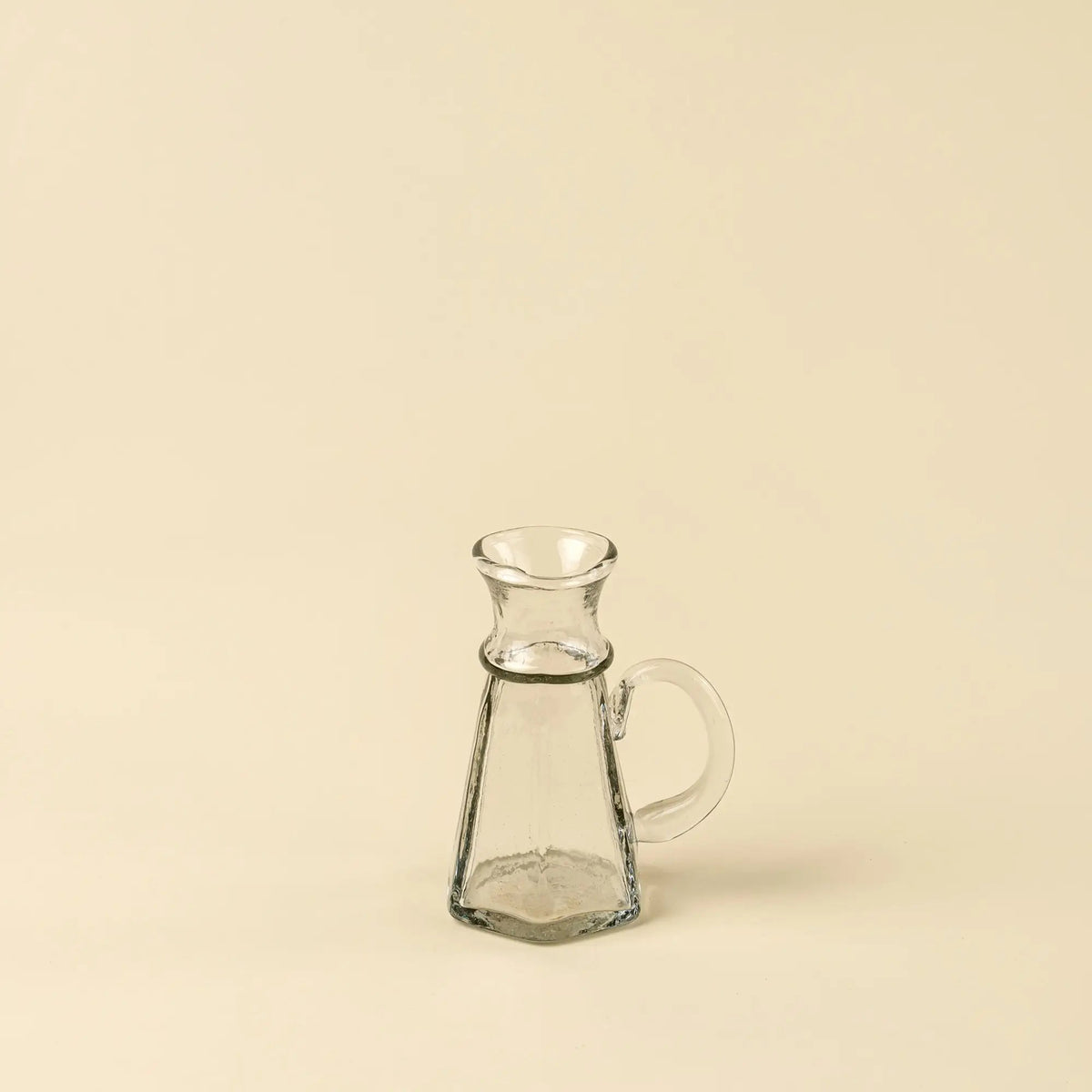 Clear Glass Vase with Handle – XS - Petite Thuet & Co.
