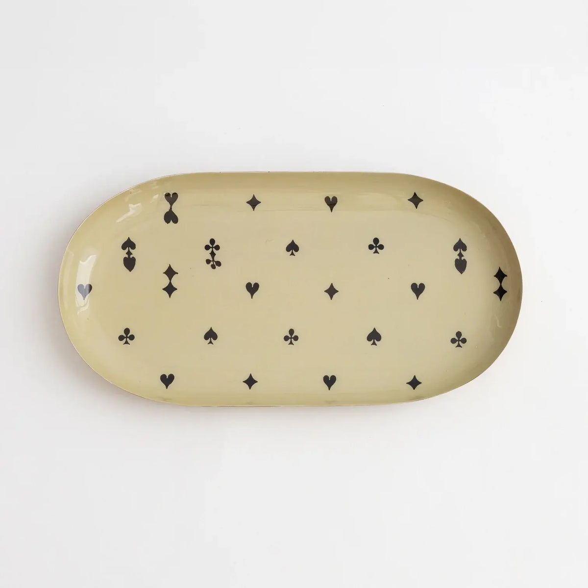 Oval Enamel Tray, House of Suits