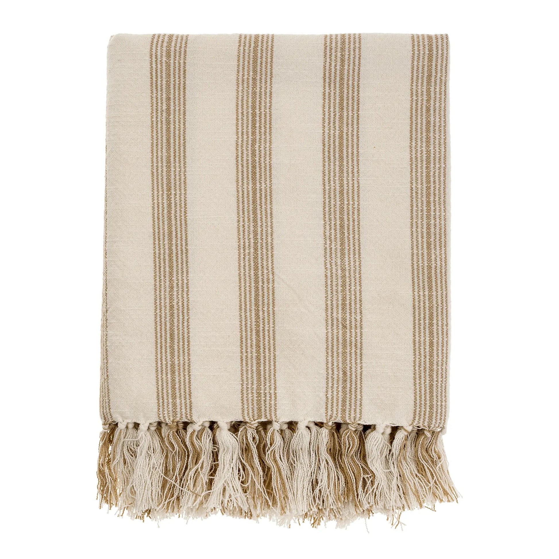 French Stripe Hammam Bath Towel, Sand - Petite Thuet & Co.
