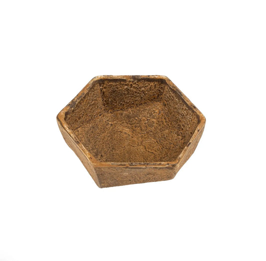 Rust Geo Aluminum Catchall Dish