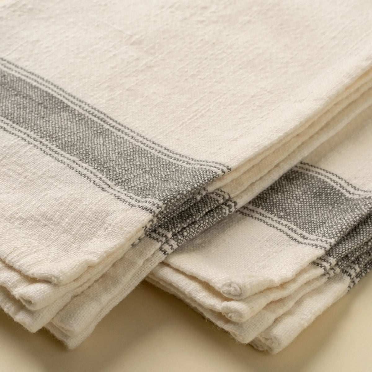 Grain Sack Stone-Washed Tea Towels – Set of 2 - Petite Thuet & Co.