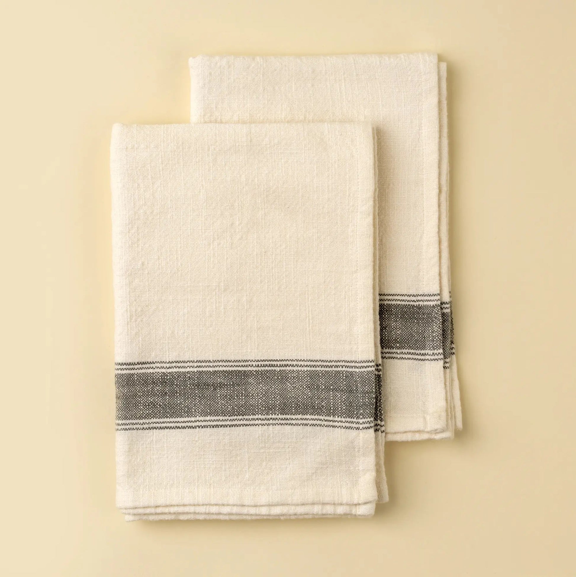 Grain Sack Stone-Washed Tea Towels – Set of 2 - Petite Thuet & Co.