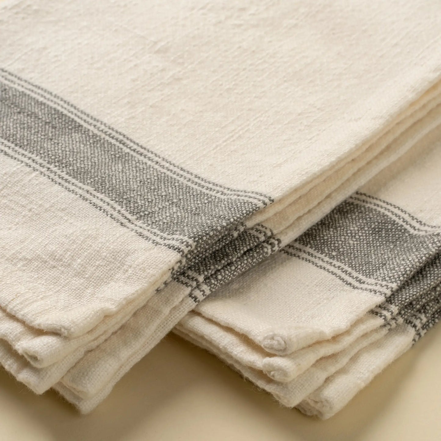 Grain Sack Stone-Washed Tea Towels – Set of 2