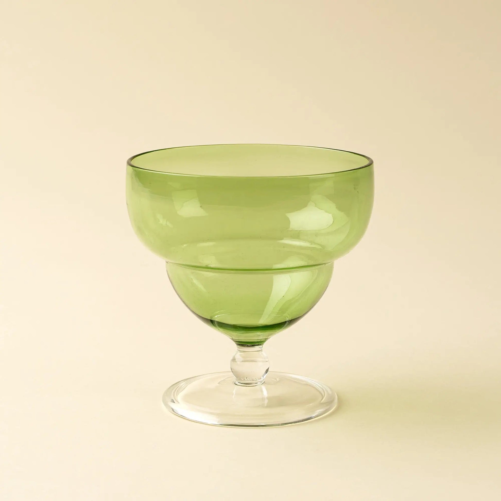 Green Savoy Coupe Glass - Petite Thuet & Co.