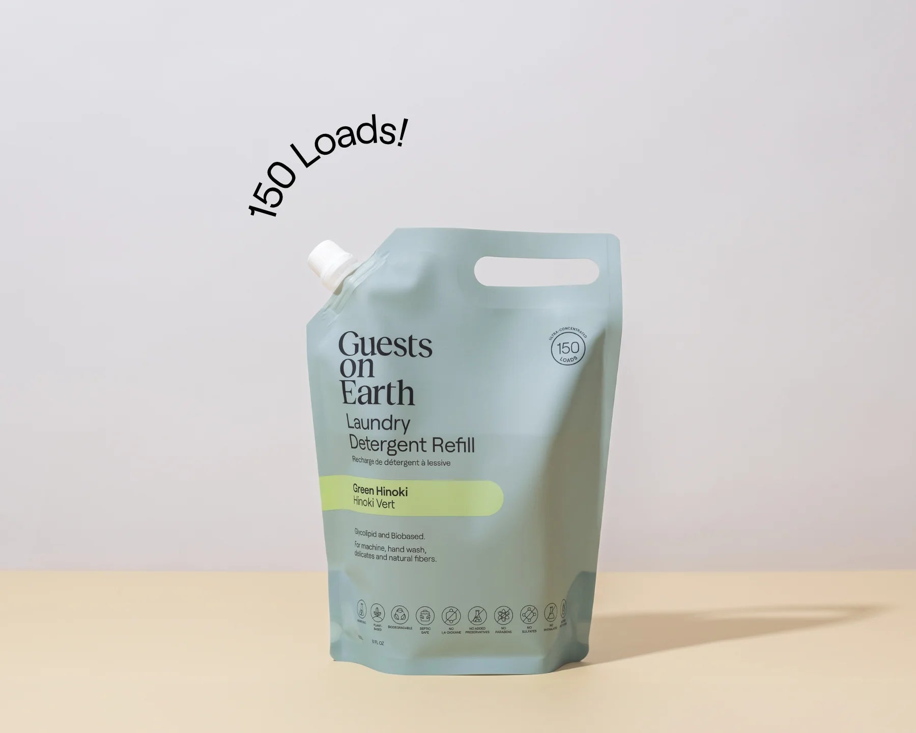 Guests on Earth Laundry Detergent Bulk Refill – Green Hinoki - Petite Thuet & Co.