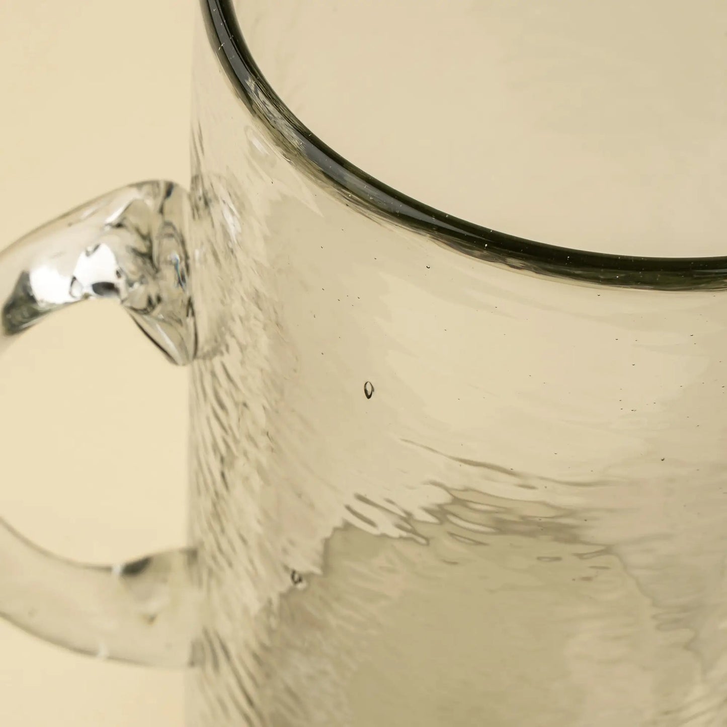 Hammered Glass Pitcher - Petite Thuet & Co.