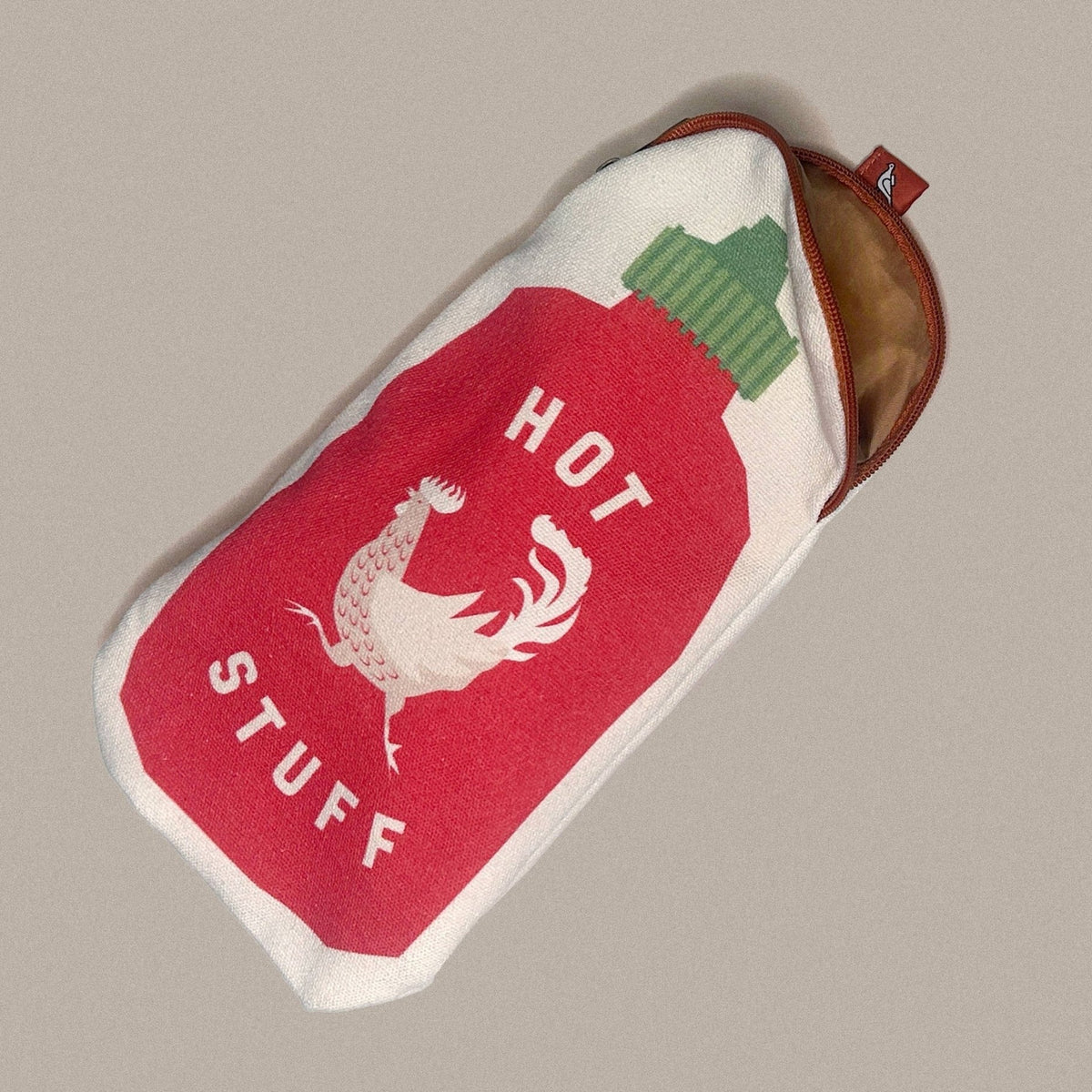 Hot Sauce Canvas Zipper Pouch & Pencil Case - Petite Thuet & Co.
