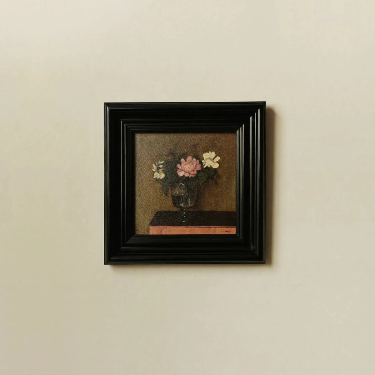 In the Quiet Hours – Still Life Framed Canvas Print - Petite Thuet & Co.