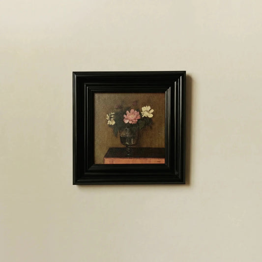 In the Quiet Hours – Still Life Framed Canvas Print - Petite Thuet & Co.