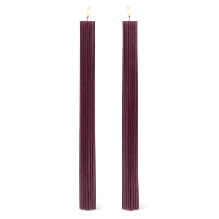 Jelly Bean Ridged Taper Candle - Petite Thuet & Co.