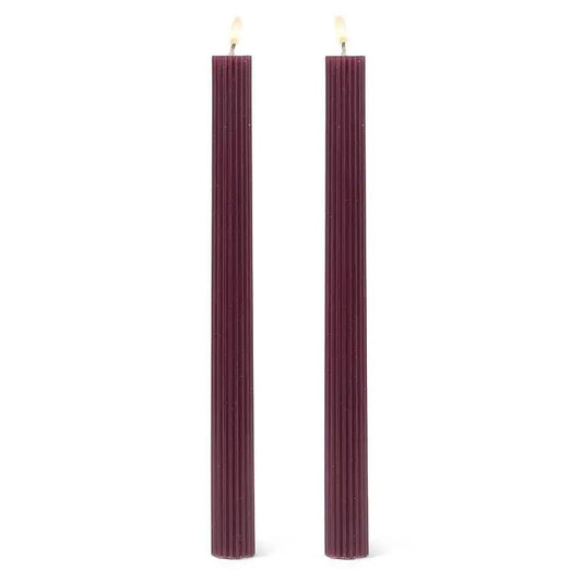 Jelly Bean Ridged Taper Candle - Petite Thuet & Co.