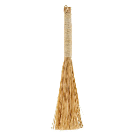 Kaya Seagrass & Jute Decorative Hand Broom - Petite Thuet & Co.