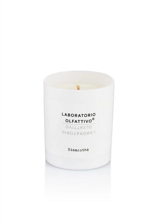Laboratorio Olfattivo Scented Candle – Biancothè - Petite Thuet & Co.