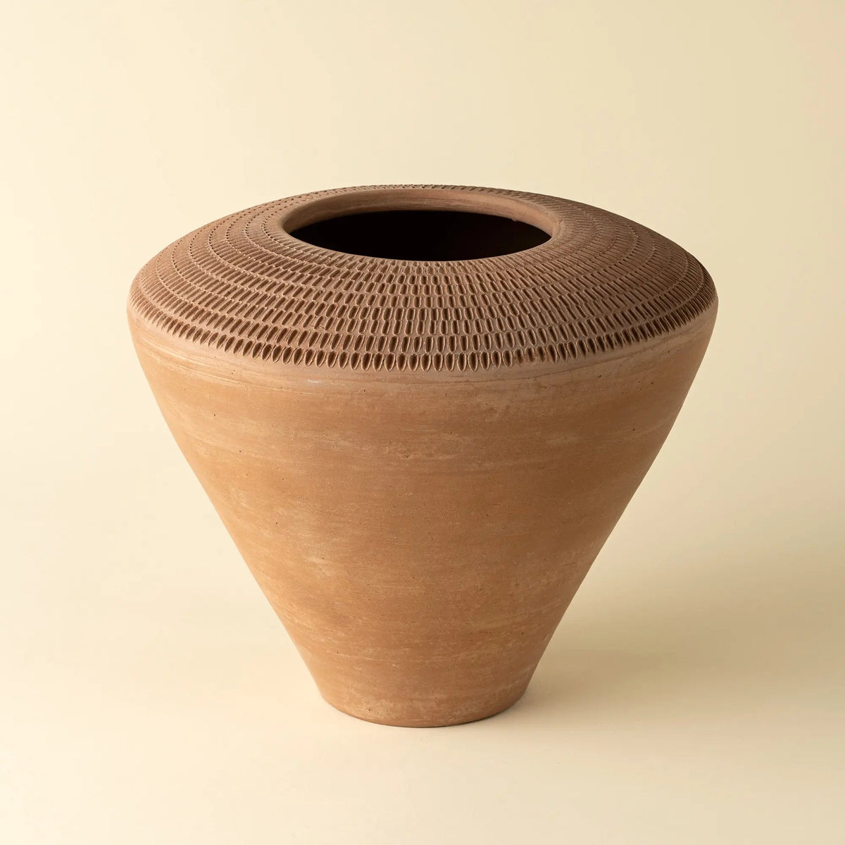 Large Handmade Terracotta Vase - Petite Thuet & Co.