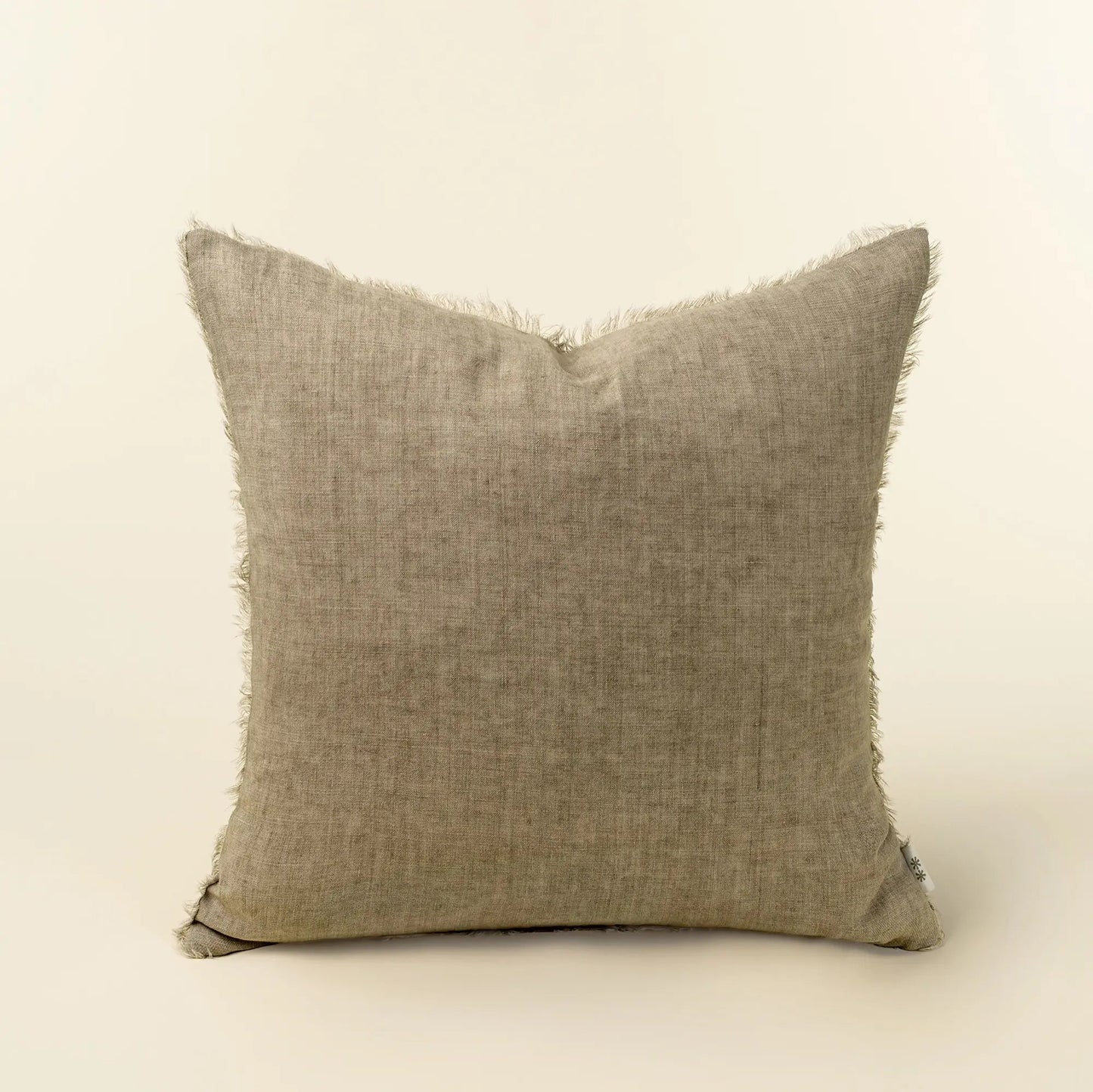 Lina Linen Pillow, Almond - Petite Thuet & Co.