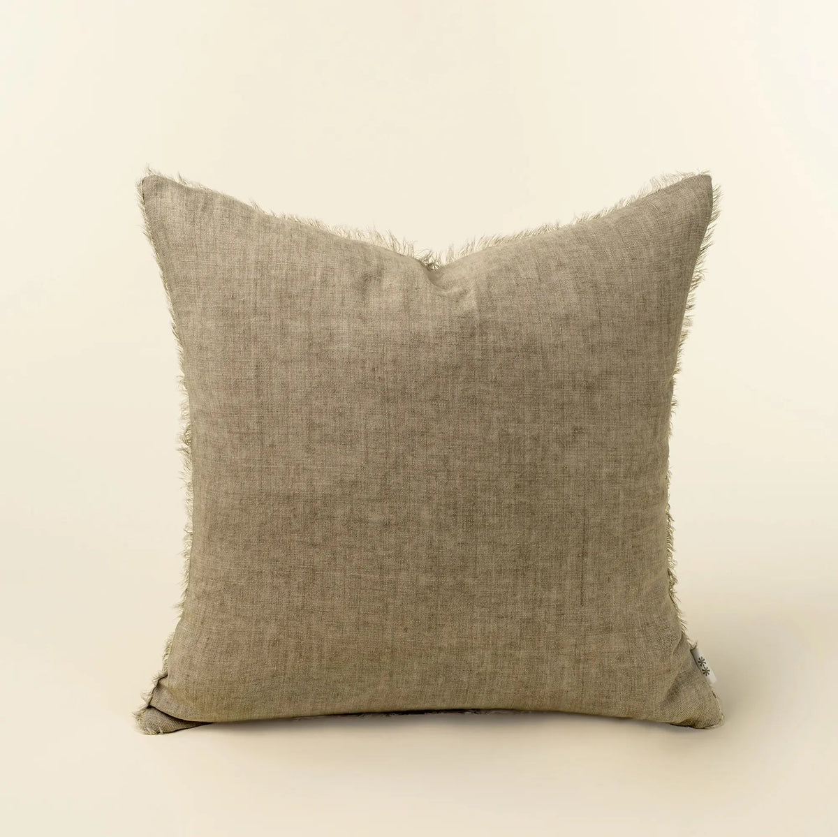 Lina Linen Pillow, Almond - Petite Thuet & Co.