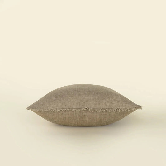Lina Linen Pillow, Almond - Petite Thuet & Co.