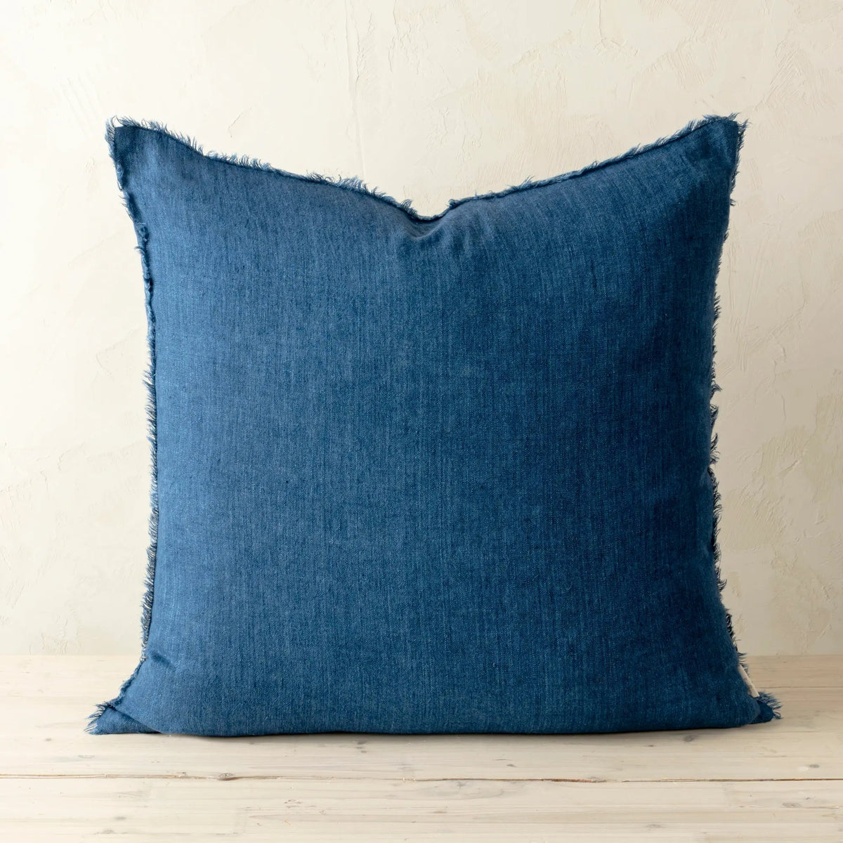 Lina Linen Pillow, Cobalt - Petite Thuet & Co.