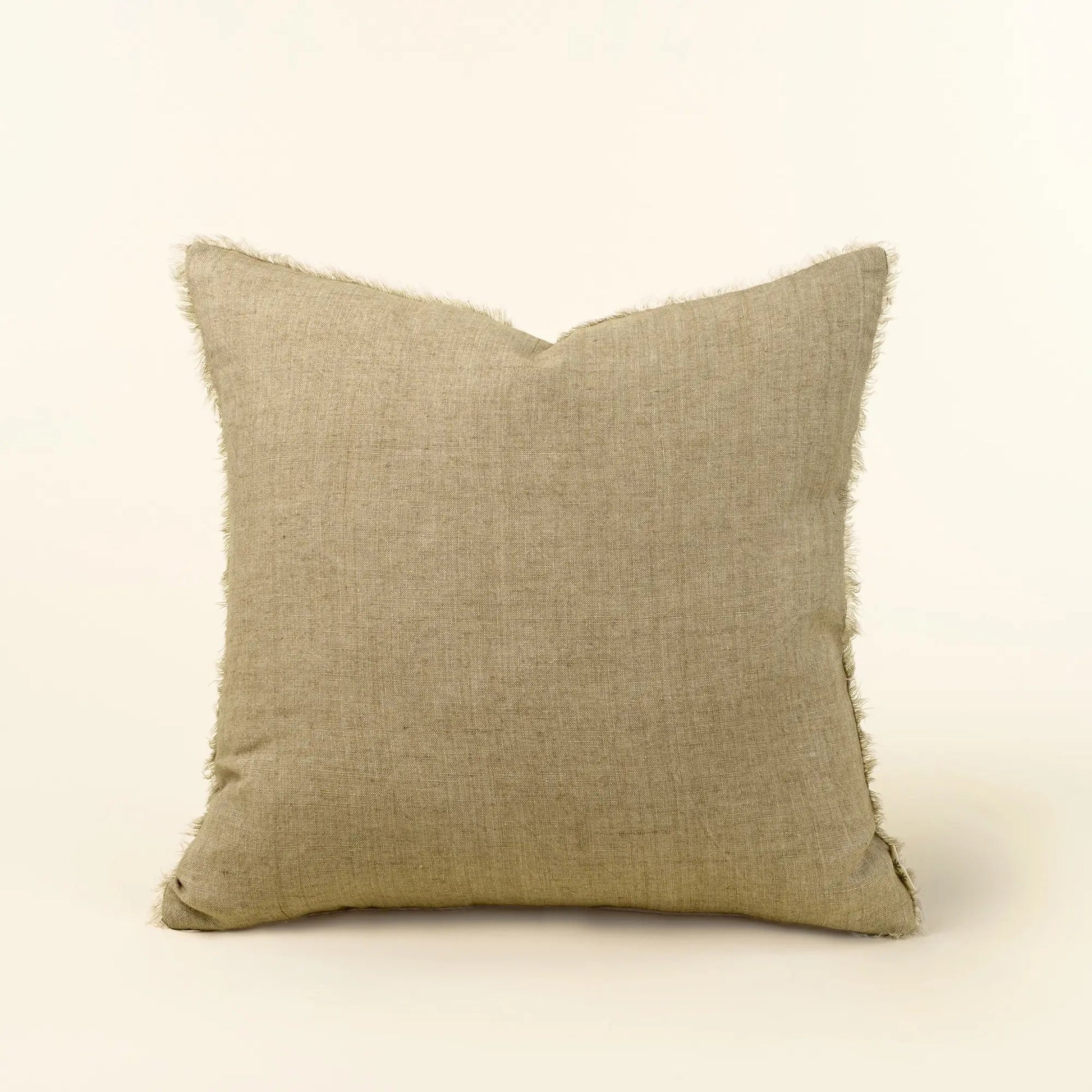 Lina Linen Pillow, Dune Beige - Petite Thuet & Co.