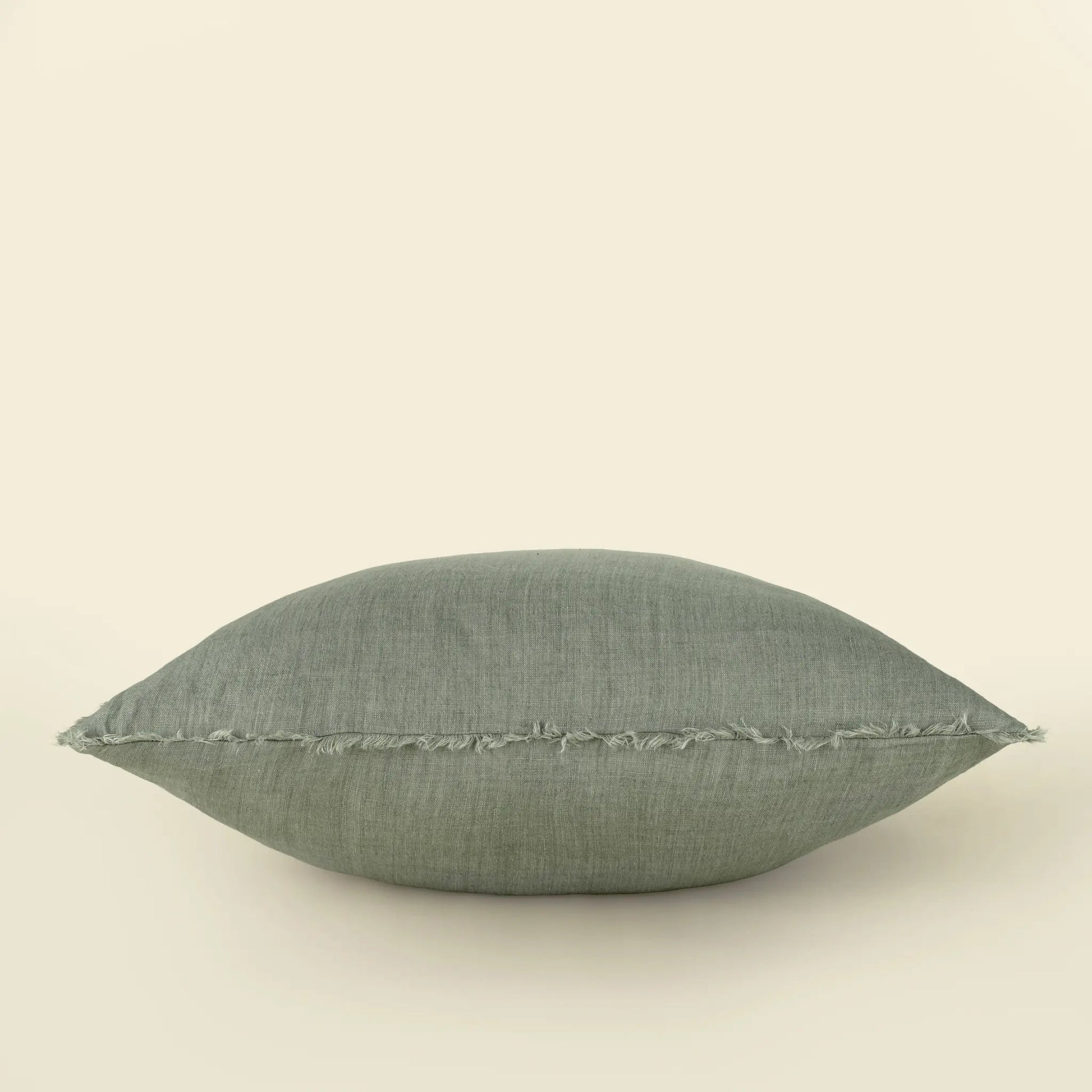 Lina Linen Pillow, Flint Grey - Petite Thuet & Co.