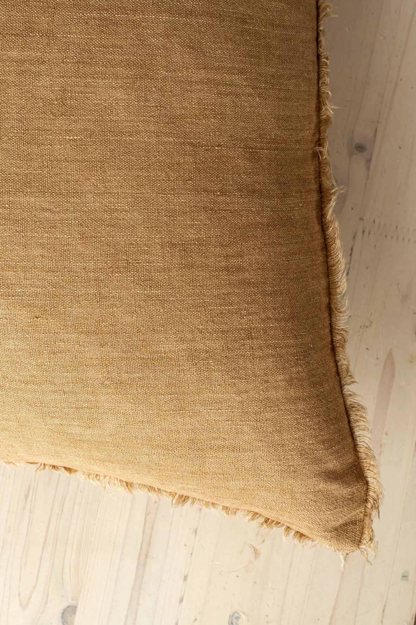 Lina Linen Pillow, Tawny - Petite Thuet & Co.
