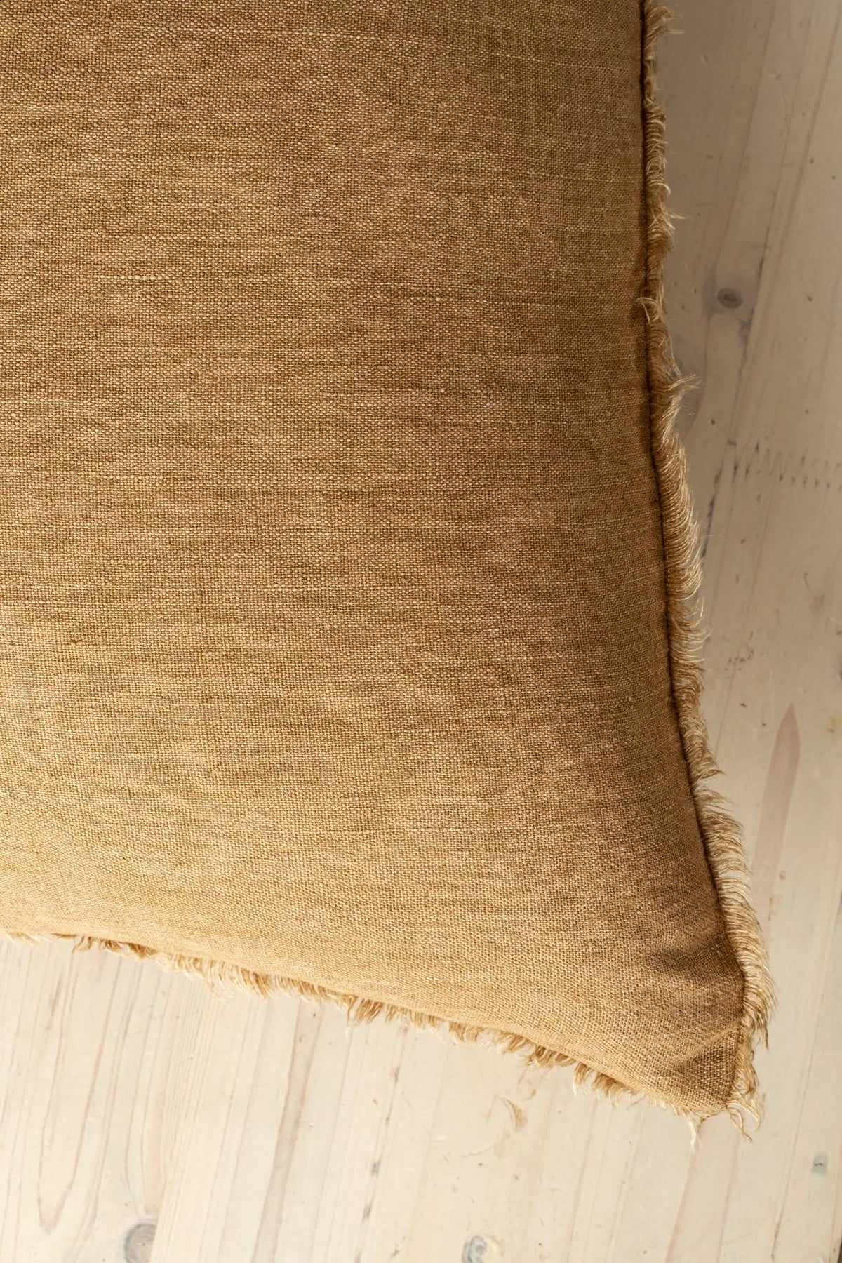 Lina Linen Pillow, Tawny - Petite Thuet & Co.
