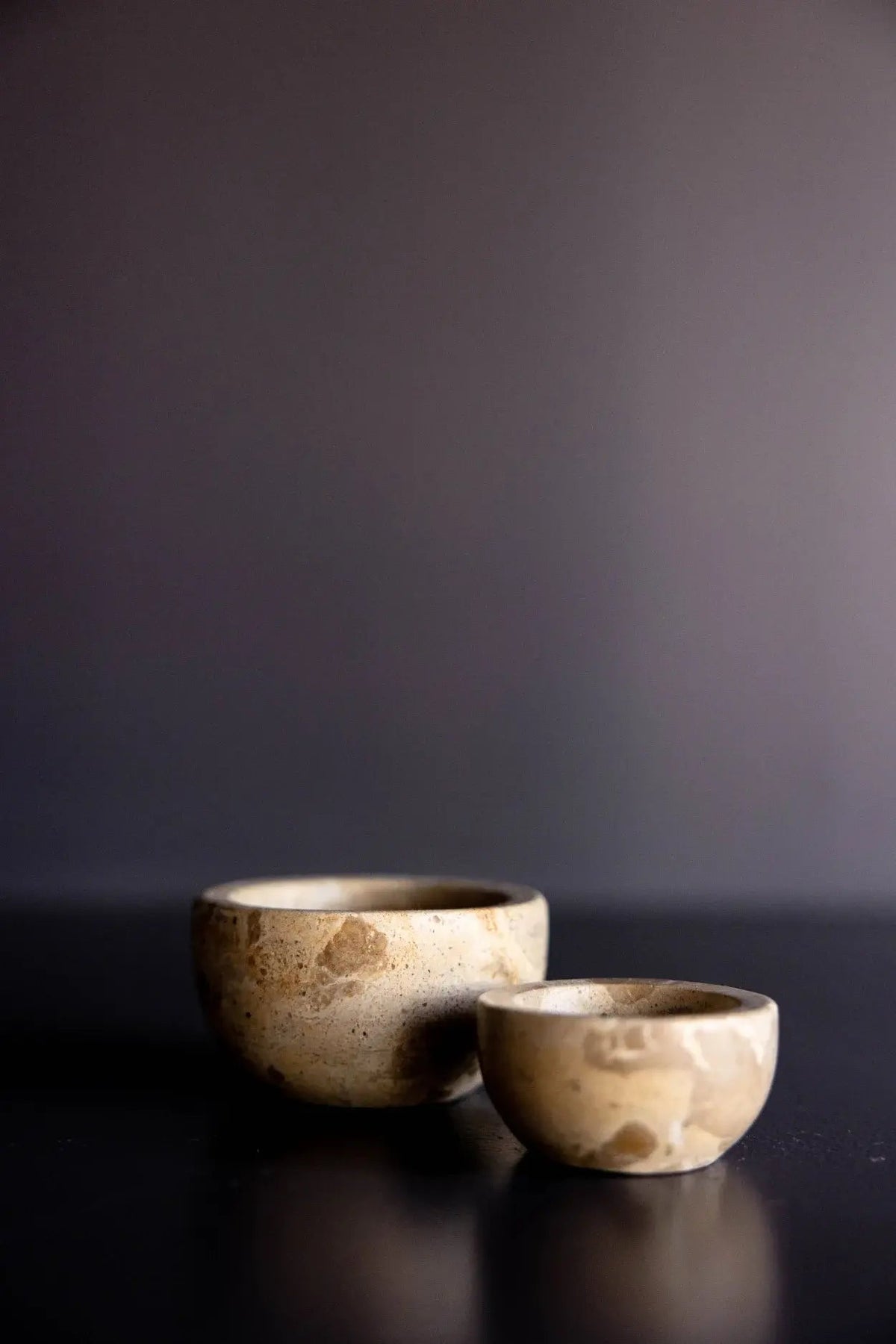 Marble Pinch Bowl Set – Set of 2 - Petite Thuet & Co.