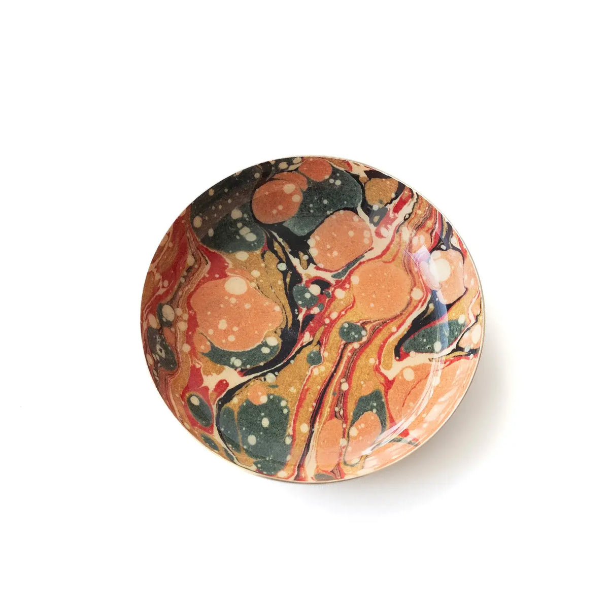 Small Enamel Tray, Marbled