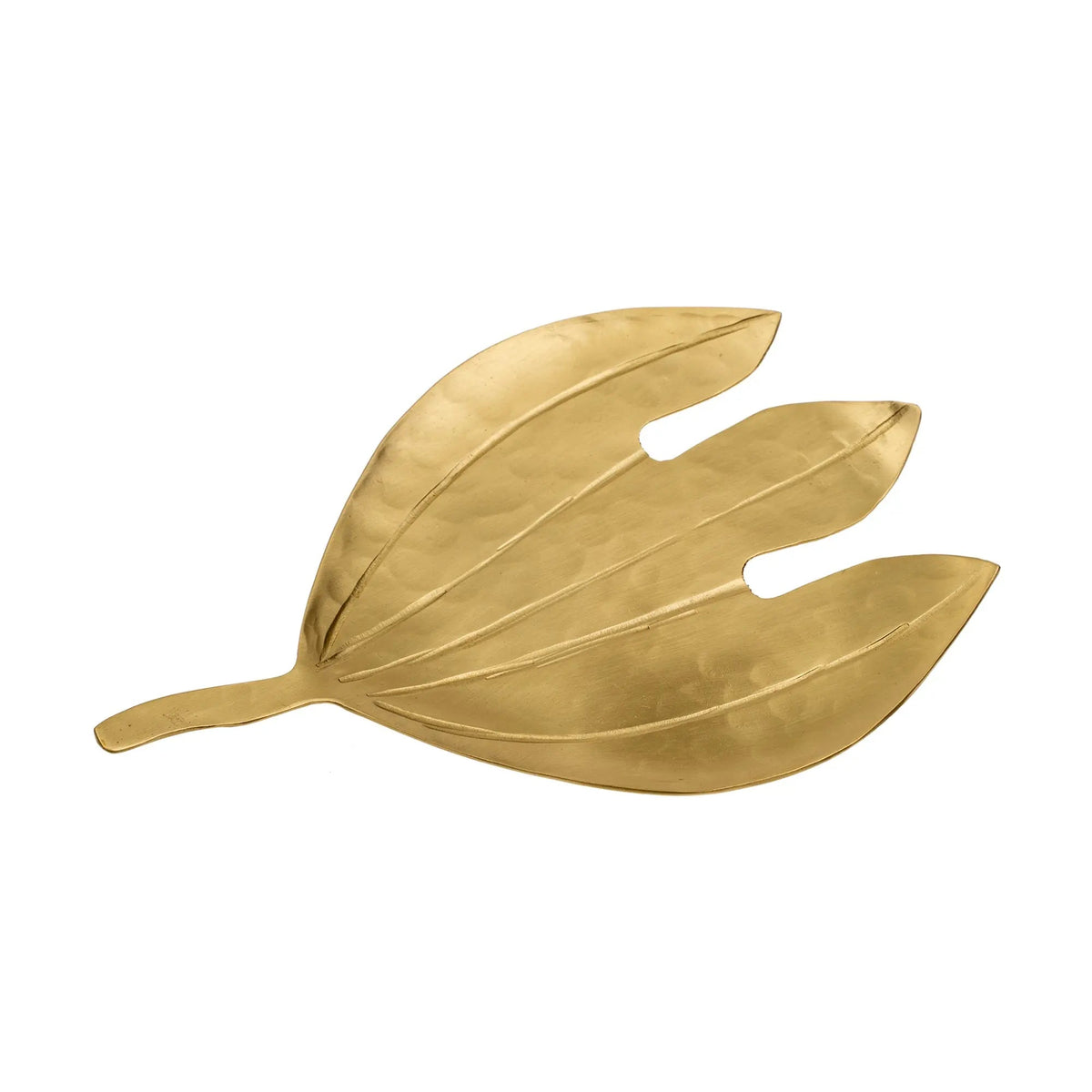Monstera Leaf Brass Catchall Dish - Petite Thuet & Co.